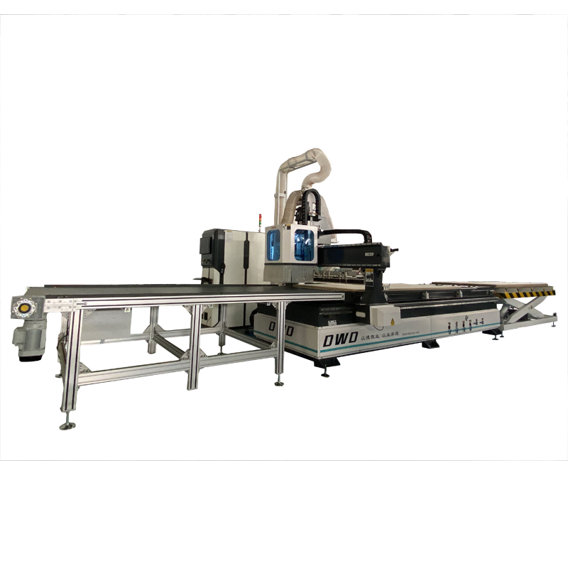 High Speed Heavy CNC Wood Drilling Machine for cabinet door