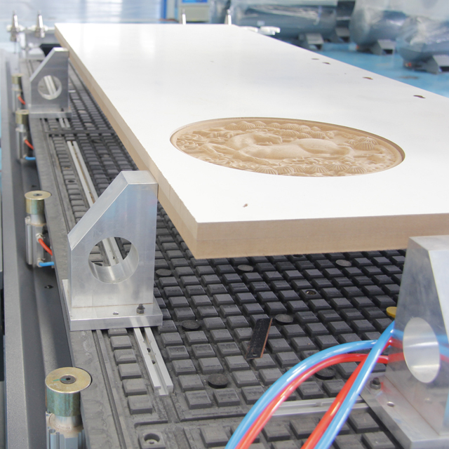 4 Axis Nesting Cnc Wood Router Machine for Door Lock And Hinger Production